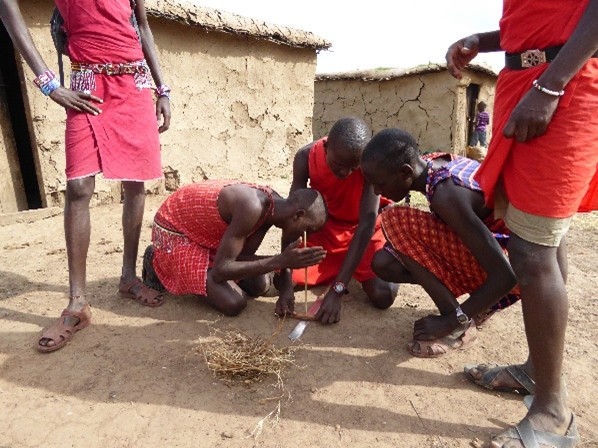 A visit to the local Maasai community
